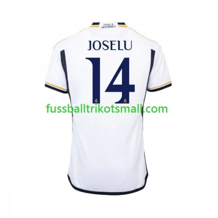 Fußballtrikots Real Madrid JOSELU 14 2023-2024 Kurzarm Heimtrikotsatz kaufen